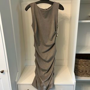 NWT Nicole Miller suede dress sz8